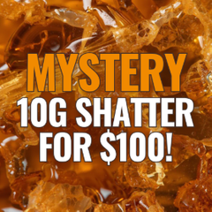   ⭐️MYSTERY 10G SHATTER BLOWOUT⭐️ - ALL BRANDS SHATTER INCLUDED *NO UNPACKAGED STRAINS ALL PACKAGED 1G*