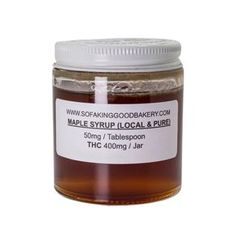 400mg Infused Pure Maple Syrup by Sofa King Bakery