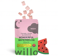 Willo 200mg THC Gummies: Wonderful Watermelon (Night)