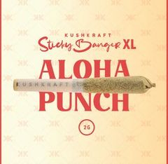 1 x 2G XL Infused Sticky Banger Hybrid Pina Colada Aloha Punch by KushKraft