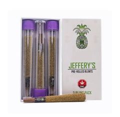 Cereal Milk Hybrid 1.5G Jeffery's Pre-Rolled Hemp Blunt 3 Pack by Pineapple Express Meds/ PEM