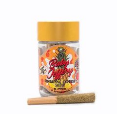 Pineapple Express - Sativa Baby Jeffery 5 Pack of 0.5G Pre-Rolled Hemp Blunt by PEX / PEM