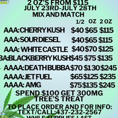 2 OZ STARTING @ $115