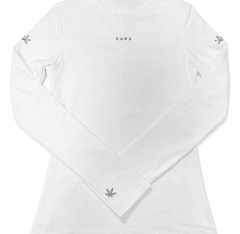 Womens Slim Fit Long Sleeve White - LARGE