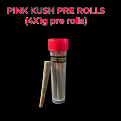 1g X 4 PINK KUSH PRE ROLLS PACKS🔥🔥🔥🔥🔥