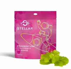 2000mg Strawberry-Kiwi Nebula Gummies by Stellar Treats