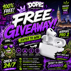 🔥DOPE GIVEAWAY: ENTER TO WIN APPLE AIRPODS PRO 2 WITH EVERY PURCHASE!🔥