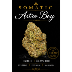 Astro Boy | HYBRID | 28-33% THC | $100 an oz | $150 for 2 Ozs | 