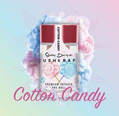 6 x 0.5g Infused Sticky Banger Pre-Roll Sativa Cotton Candy by KushKraft