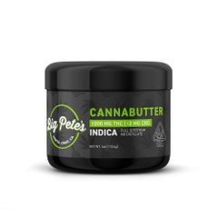 Big Pete's Cannabutter - Indica 1000mg THC