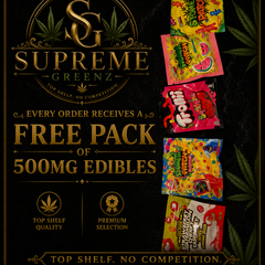 FREE 500MG EDIBLE WITH EVERY PURCHASE 