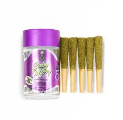 Maui Waui - Sativa Baby Jeffery 5 Pack of 0.5G Pre-Rolled Hemp Blunt by PEX / PEM
