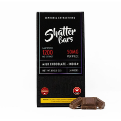Euphoria Extractions Indica Shatter Bar 1200mg