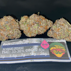***NEW SPECIAL SALE*** PINK SLURRICANE (AAAA+) 33-36% THC 2.6%CBD 