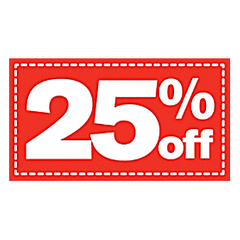 25% Off ANY 3 bag's