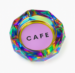 CAFE Rainbow Glass Ash Tray