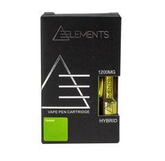 1200mg Vape Cartridge Hybrid Strawberry Banana by Elements
