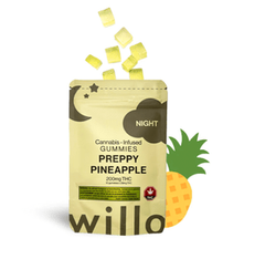 Willo 200mg THC Gummies: Preppy Pineapple (Night)