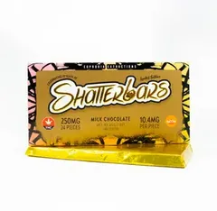 250mg Sativa Milk Chocolate Shatter Bar by Euphoria Extractions GOLDEN TICKET INSIDE