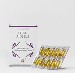250mg (10x25mg) THC Plus (RSO) Capsules by Herb Angels