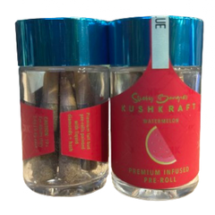 Kush Kraft Sticky Banger Jar | Infused Pre Rolls (x6)