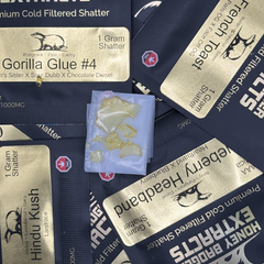 Honey Badger Shatter 250/OZ *Strains Listed Below*