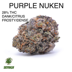 PURPLE NUKEN AAA+ (2 OZ FOR $125) (4 OZ FOR $225) (DANK/FROSTY)