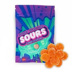 600mg Indica Peach Sours by Euphoria Extractions (20mgx30)