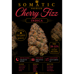 Cherry Fizz | HYBRID | 28-32% THC | $100 an oz | $150 for 2 Ozs | 