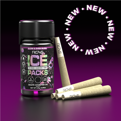 Grape Stomper - Infused Ice Packs (Rosin, Hash, and Diamonds) 5x 0.5g 