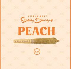 1 x 0.5g Infused Sticky Banger Pre-Roll Sativa Peach by KushKraft