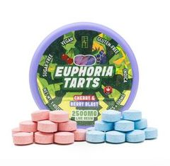 2500mg Indica Live Resin Cherry & Berry Tarts by Euphoria Extractions (SUGAR FREE, VEGAN FRIENDLY)