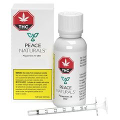 Peace Naturals - Peppermint 25 CBD Oil - 25ml Hybrid ~Sale