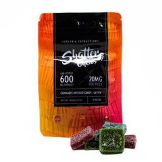 600mg Sativa Party Pack Shatter Chews by Euphoria Extractions (20mgx30)