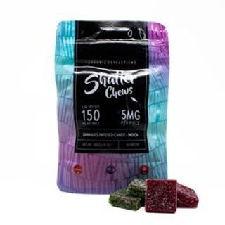 150mg Indica Party Pack Shatter Chews by Euphoria Extractions (5mgx30)