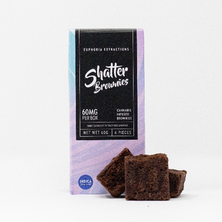 Indica Shatter Brownies - 60mg Full Spectrum Extract