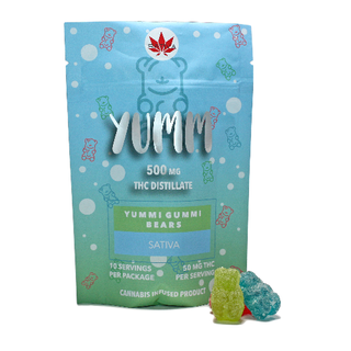 Yumm - YUMMI GUMMI BEARS 500MG - Indica OR Sativa
