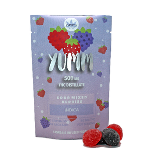 Yumm - SOUR MIXED BERRIES 500MG - Indica OR Sativa