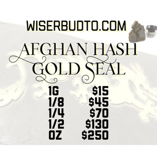 * Afghan Hash Gold Seal