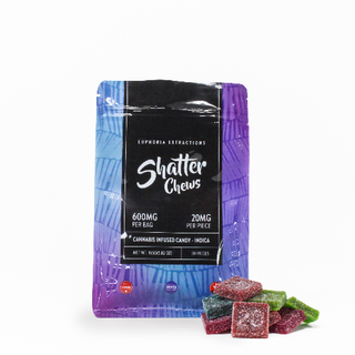 Indica Shatter Chews - 600mg Party Pack