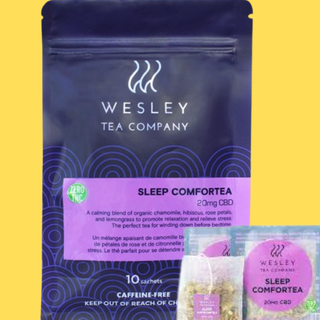 Wesley Tea Sleep Comfortea (10 Tea Bags - 20mg CBD each)