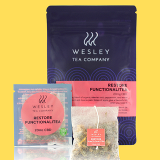 Wesley Tea Restore Functionalitea (10 Tea Bags - 20mg CBD each)