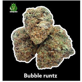 **Bubble Runtz (AAA) 27% THC - 50%off = $95 oz