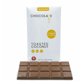 Cannamo – THC Chocolate – 375mg- Toasted Coconut