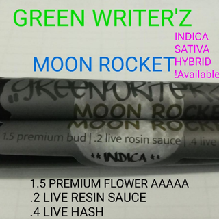 !  ***** 💥 NEW 💥 GREEN WRITER'Z MOON ROCKETS AVAILABLE  LIMITED TIME ONLY