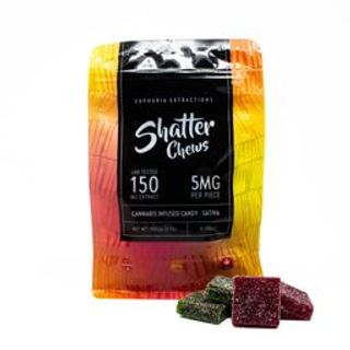 150mg Sativa Party Pack Shatter Chews by Euphoria Extractions (5mgx30)