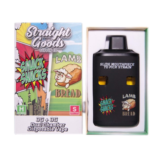 *New Product* Straight Goods Dual Chamber Vape – Various Flavours (3 Grams + 3 Grams)