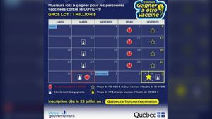 More than half a million Quebecers registered for the vaccine lottery since Sunday