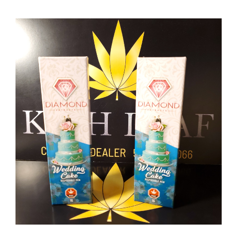 Kush Leaf Wedding Cake 1G Disposable Vape by Diamond Concentrates