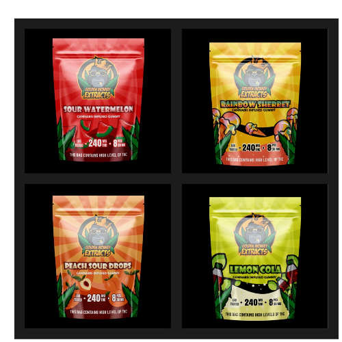 Top Shelf Bud YYC 2 packs of THC Gummies for 30 Leafythings